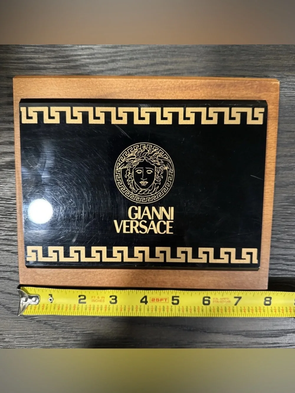 Gianni Versace Vintage license Plaque Meduca